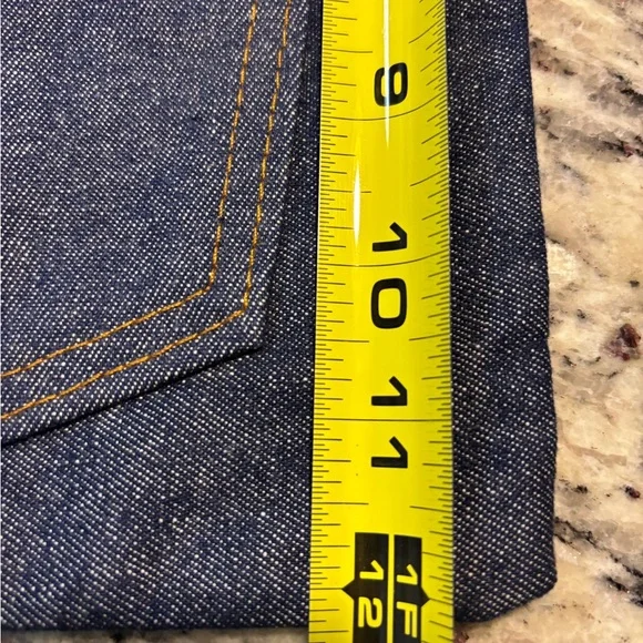 Vintage Levis Bag Pouch With Orange Label Tag - Picture 7 of 8